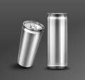 Vecor template of aluminium can for soda or beer