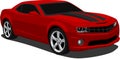 Vector 2009 Camaro Sports Car Royalty Free Stock Photo