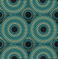 Vector Aboriginal Dotted Abstract Pattern Background Illustration