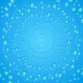 Vector abstract background. Air bubbles in water. Royalty Free Stock Photo