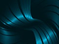 Vector abstract background with blue neon waves