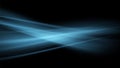 Vector abstract background with blue streams of air on a black background. Blue magic flame. Luminous wave.