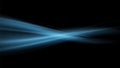 Vector abstract background with blue streams of air on a black background. Blue magic flame. Luminous wave.