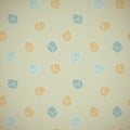 Vector abstract background - color cubes in vintag Royalty Free Stock Photo