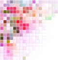 Vector Abstract Background With Colored Squares