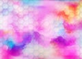 Vector Abstract Background with Colorful Paint Splashes. Indian Holi Festival Banner.