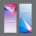 Vector abstract design banner template.vector illustration