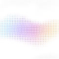 Vector Abstract background with halftone square shapes