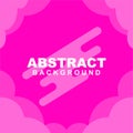Vector of abstract background pink and white gradient color. Good to use for banner, social media, poster and flyer template Royalty Free Stock Photo