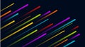 Vector Abstract Background Rainbow Beams