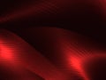 Vector abstract background with red neon waves