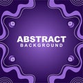 Vector of abstract background violet and white gradient color. Good to use for banner, social media, poster and flyer template Royalty Free Stock Photo
