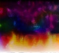 Abstract background, color halftone texture, with transition from dark to vivid light colors. Royalty Free Stock Photo