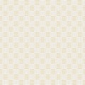 Vector Abstract Basket Weave Design in Yellow on White Seamless Repeat Pattern. Background for textiles, cards Royalty Free Stock Photo