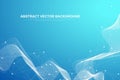 Vector abstract big data visualization. Complex data threads graphic. Abstract vector graphics. Futuristic infographic