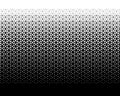 Vector abstract black and white cubes shape halftone background