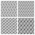 Vector abstract line patterns set. Royalty Free Stock Photo