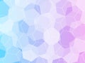 Vector abstract blue lilac background with hexagons