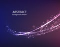 Vector abstract blue motion light effect background.Vector illustration