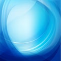 Vector abstract blue wavy water background Royalty Free Stock Photo
