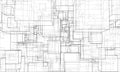 Vector abstract boxes background Royalty Free Stock Photo