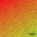 Vector abstract bright mosaic gradient background orange yellow Royalty Free Stock Photo