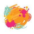 Vector Abstract brush background
