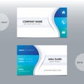 Vector abstract business cards. Royalty Free Stock Photo