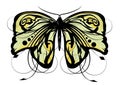Vector abstract butterfly illustration Royalty Free Stock Photo