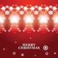 Vector abstract Christmas banner Royalty Free Stock Photo