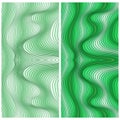 Vector abstract color lines patterns set Royalty Free Stock Photo
