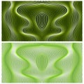 Vector abstract color lines patterns set Royalty Free Stock Photo