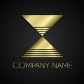 Vector abstract company name logo