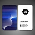 Vector abstract creative business card Royalty Free Stock Photo