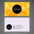 Vector abstract creative business card Royalty Free Stock Photo
