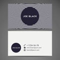 Vector abstract creative business card Royalty Free Stock Photo