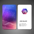Vector abstract creative business card Royalty Free Stock Photo