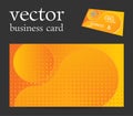 Vector abstract creative business card Royalty Free Stock Photo