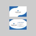 Vector abstract creative business cards. Modern and clean business card Royalty Free Stock Photo