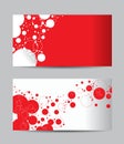 Vector abstract creative business cards