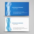 Vector abstract creative business cards