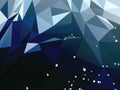 Vector Abstract Dark Blue Polygonal Background Royalty Free Stock Photo