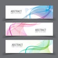 Vector abstract design banner template.vector illustration Royalty Free Stock Photo