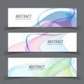 Vector abstract design banner template.vector illustration Royalty Free Stock Photo