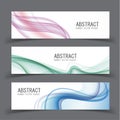 Vector abstract design banner template.vector illustration Royalty Free Stock Photo