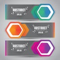 Vector Abstract Design Banner Web Template - EPS 10