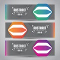 Vector Abstract Design Banner Web Template - EPS 10 Royalty Free Stock Photo