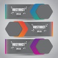 Vector Abstract Design Banner Web Template - EPS 10 Royalty Free Stock Photo
