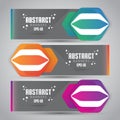 Vector Abstract Design Banner Web Template - EPS 10 Royalty Free Stock Photo