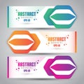 Vector Abstract Design Banner Web Template - EPS 10 Royalty Free Stock Photo